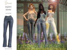 S&P Poppy denim blue dark - Lara + Petite, Legacy + Perky, Reborn