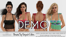 Demo Breeta Top Fatpack Colors - Maitreya, Lara Petite, Kupra Original, Legacy, Nerido, Reborn, Juicy - FashionNatic