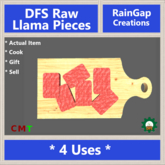 DFS Raw Llama Pieces ACTUAL ITEM