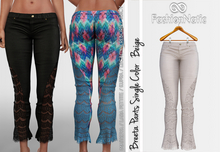 Breeta Pants Beige - Maitreya Lara, Lara Petite, Kupra, Legacy, Reborn, Juicy - FashionNatic