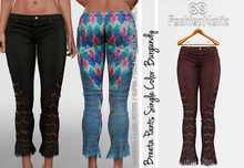 Breeta Pants Burgundy - Maitreya Lara, Lara Petite, Kupra, Legacy, Reborn, Juicy - FashionNatic