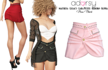 adorsy - Ava Skirt Soft Pink - Maitreya/Legacy-Nerido/Lara Petite/Kupra/Reborn-Juicy