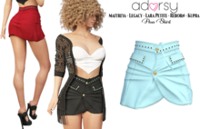 adorsy - Ava Skirt Light Blue - Maitreya/Legacy-Nerido/Lara Petite/Kupra/Reborn-Juicy