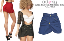adorsy - Ava Skirt Blue - Maitreya/Legacy-Nerido/Lara Petite/Kupra/Reborn-Juicy