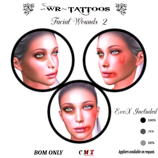 ~WR~ Facial Wounds 2  