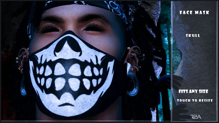 R2A-FACE MASK SKULL