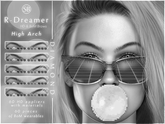 Eyebrows, LeLutka Evox: R.Dreamer.HighArch::DEMO
