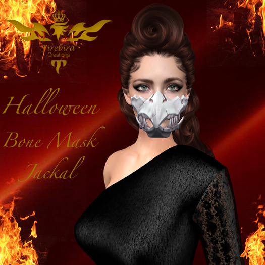 Firebird Halloween Bone Mask Beak