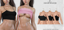 *Vanilla Bae* Maxine Top - Black 3 Pack - Strip Me Interactive - Maitreya / Legacy / Ebody Reborn