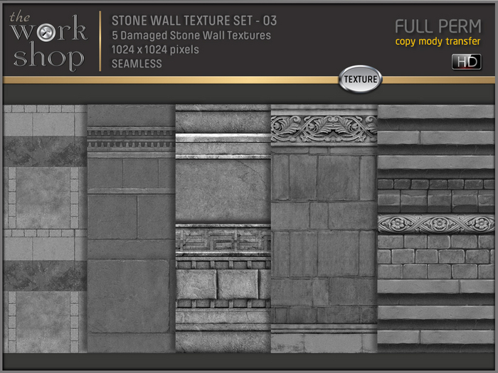 STONE WALL TEXTURE SET - 03
