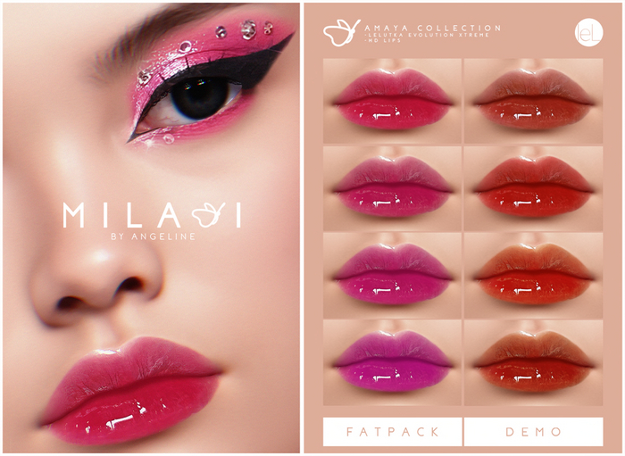 MILANI Cosmetics "Amaya" Lips (FATPACK)