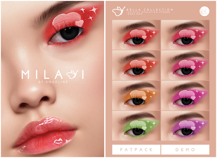 MILANI Cosmetics "Bella" Eyeshadow (FATPACK)