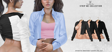 *Vanilla Bae* Maxine Jacket - Black 3 Pack - Strip Me Interactive - Maitreya / Legacy / Ebody Reborn