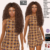 GEM CLUB DRESS,MESH BODY