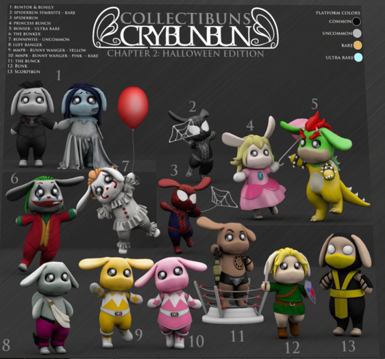 CryBunBun - Collectibuns - Princess Bunch - Holdable