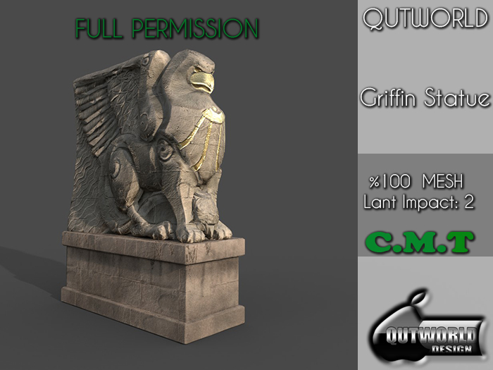 .::QUTWORLD Griffin Statue::.FP 