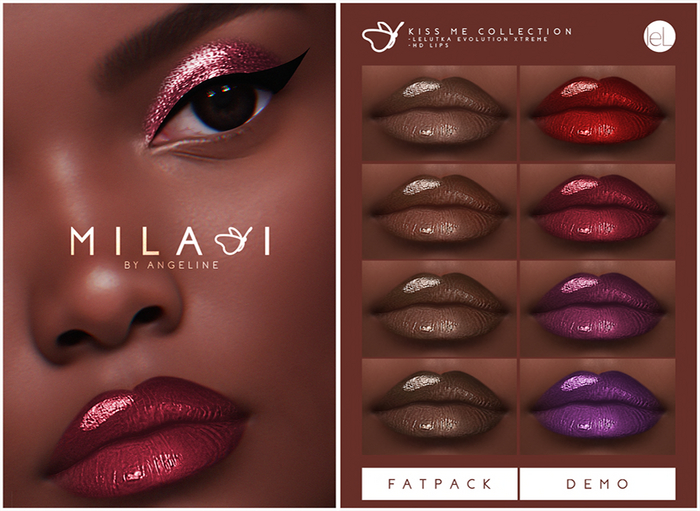 MILANI Cosmetics "Kiss Me" Lips (FATPACK)