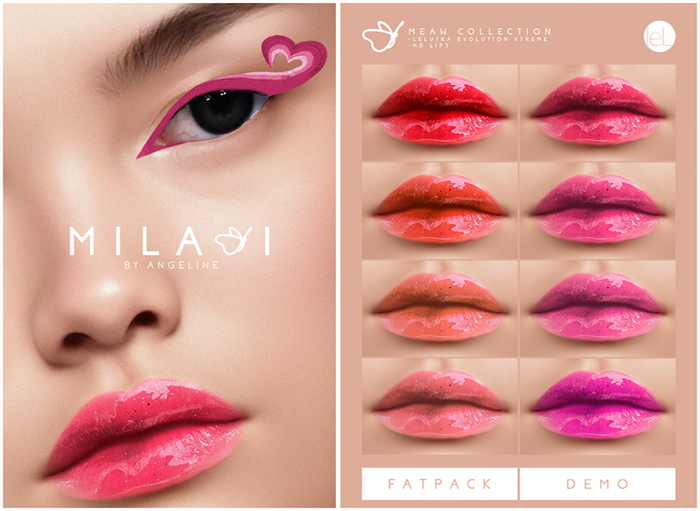 MILANI Cosmetics "Meaw" Lips (FATPACK)