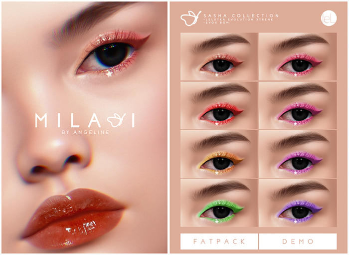 MILANI Cosmetics "Sasha" Eyeshadow (FATPACK)