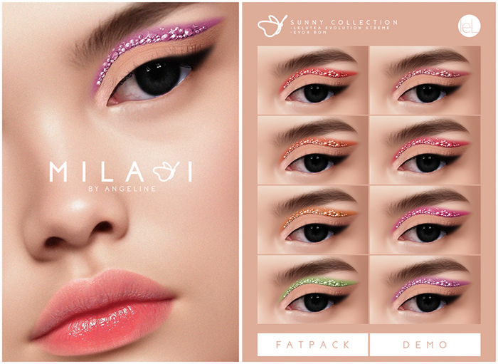 MILANI Cosmetics "Sunny" Eyeshadow (FATPACK)