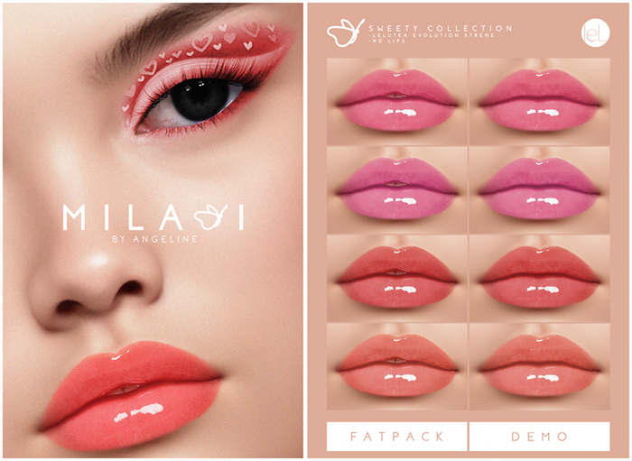 MILANI Cosmetics "Sweety" Lips (DEMO)