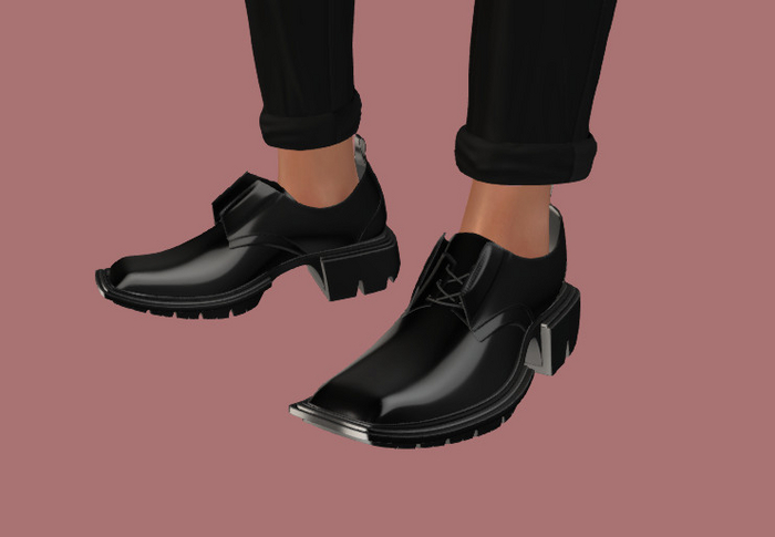 [Px] Custom alpha for Archivefaction_Lace Up Derbies Gianni