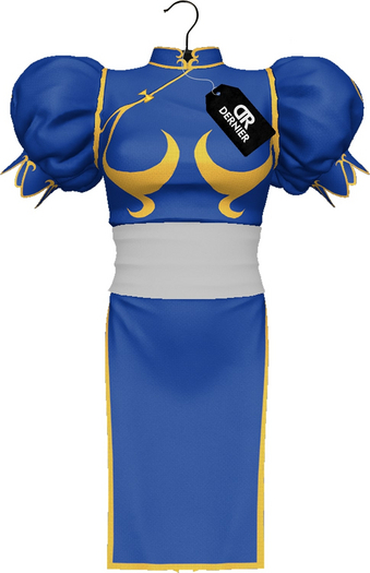 :Dernier: "Chun" Set - Cobalt