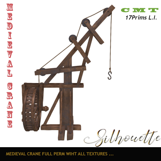 [Silhouette] - Medieval crane