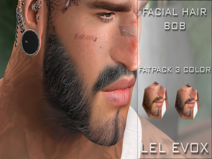 KOKOS -FACIAL HAIR BOB-LEL EVOX