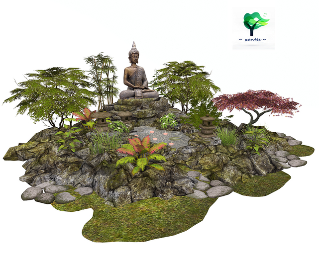 ~ xantes ~ Thai Buddha Pond - Mesh (BOX)