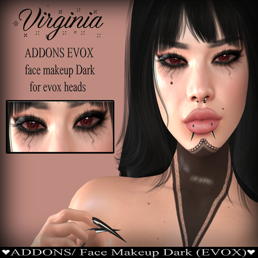:::VIRGINIA:::Face Makeup Dark (EVOX)