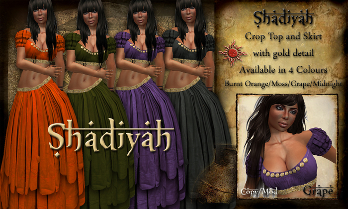Arabic Dress - Shadiyah in Grape