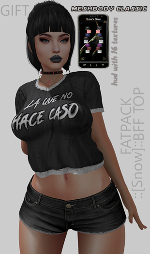 [Snow] Bff Top *Fatpack  [Meshbody Classic]