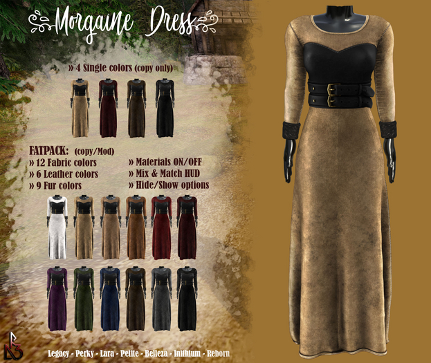 //R3D// Dress Morgaine - Beige