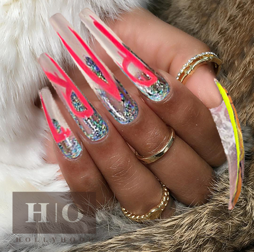 Hollyhood Long Coffin Nails Trap