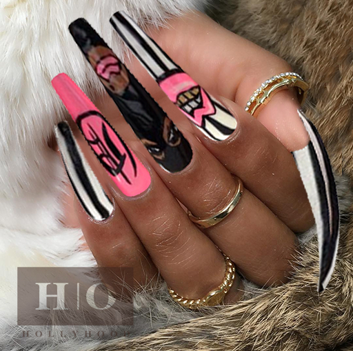 Hollyhood Long Coffin Nails Grillz