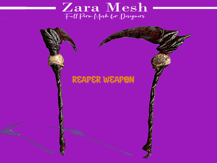 ZM - Horror - Reaper Weapon - FULL PERM MESH