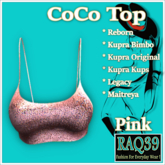 [R39] CoCo Crop Top-Pink