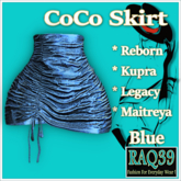 [R39] CoCo Skirt-Blue
