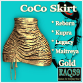 [R39] CoCo Skirt-Gold