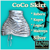 [R39] CoCo Skirt-Silver