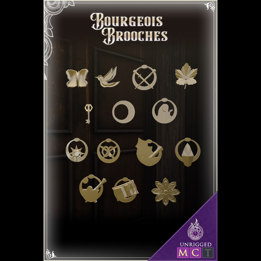 Incantrum Bourgeois Brooches