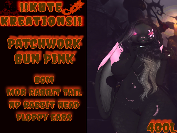 !KK! Patchwork Bun Pink (ADD ME) 