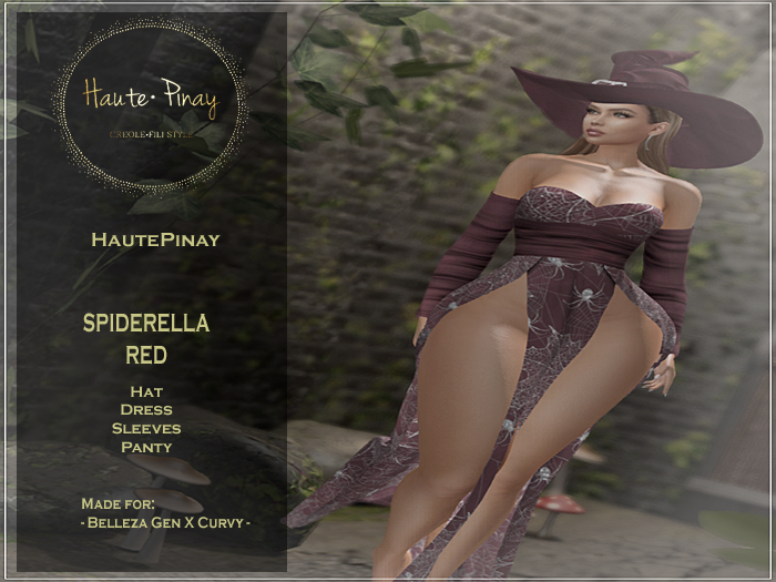 HautePinay - SPIDERELLA RED - B.GEN X CURVY
