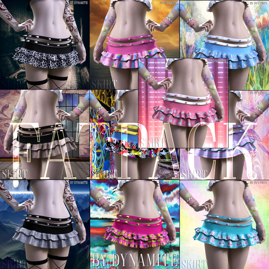 FATPACK Patterns Spiked Skirt