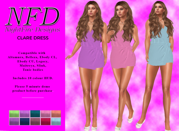 [NFD] Ladies Clare Dress Demo