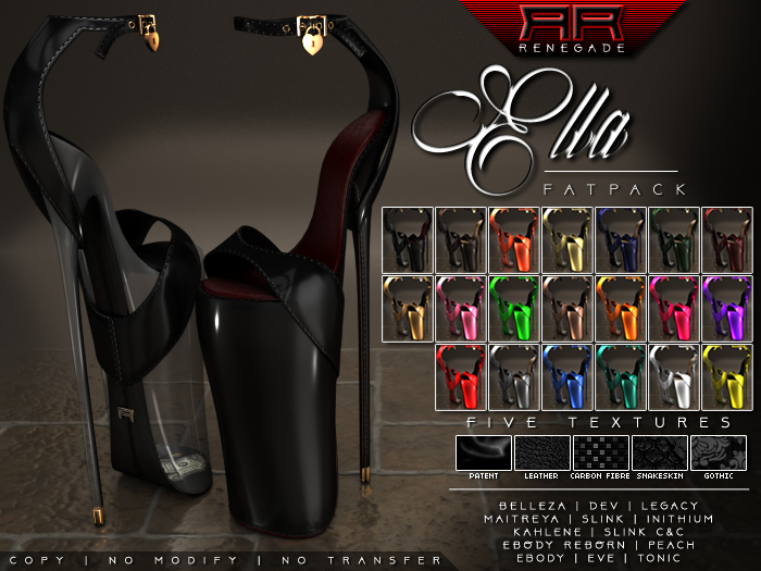 [Renegade] Ella Platform Heels - Fatpack