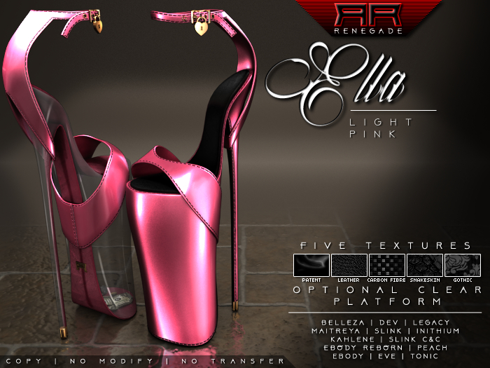 [Renegade] Ella Platform Heels - Light Pink