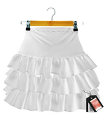 ANNA-ABS Skirt -White