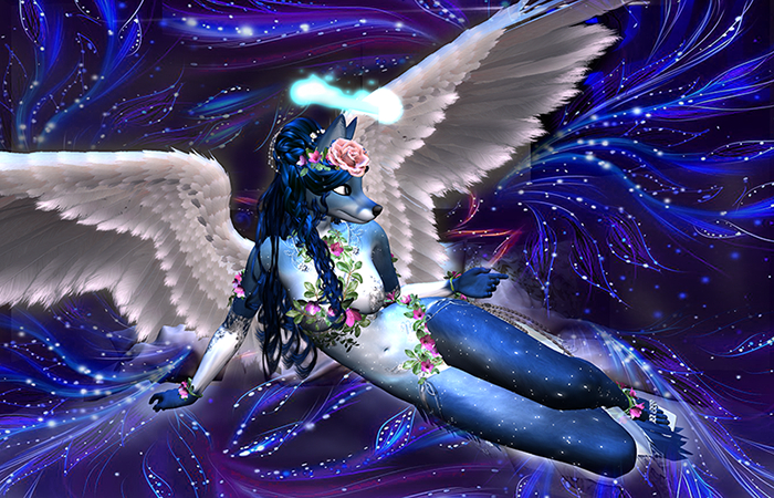 Photo art - Blue angel